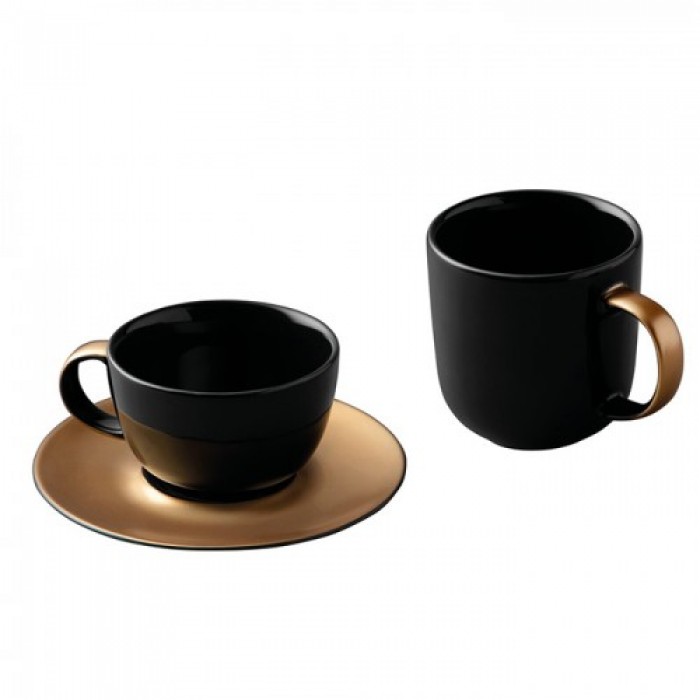 Набор для чая и кофе Berghoff GEM, черный (1698006)