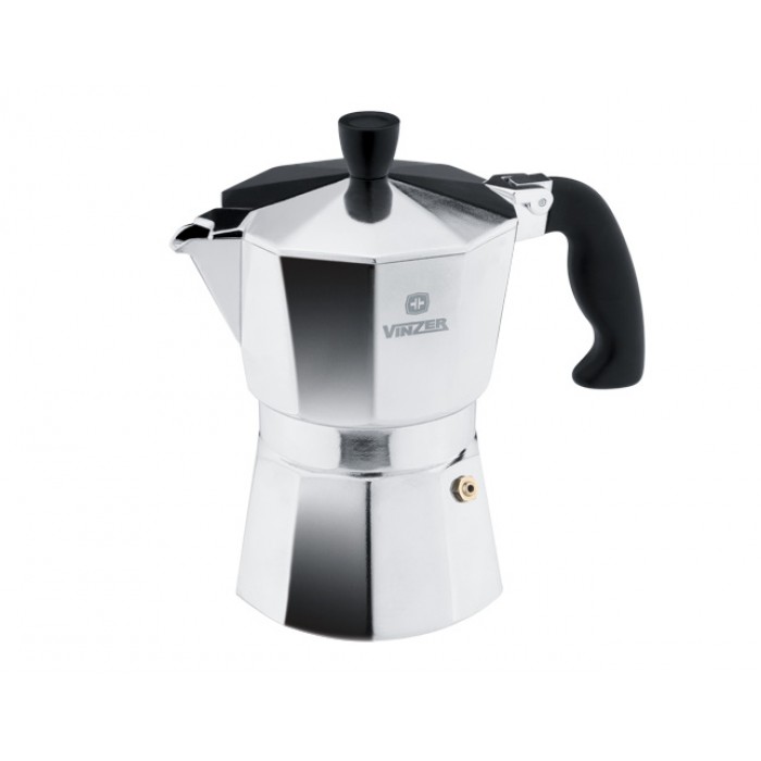 Кофеварка гейзерная Vinzer Moka Espresso на 6 чашек (89386)