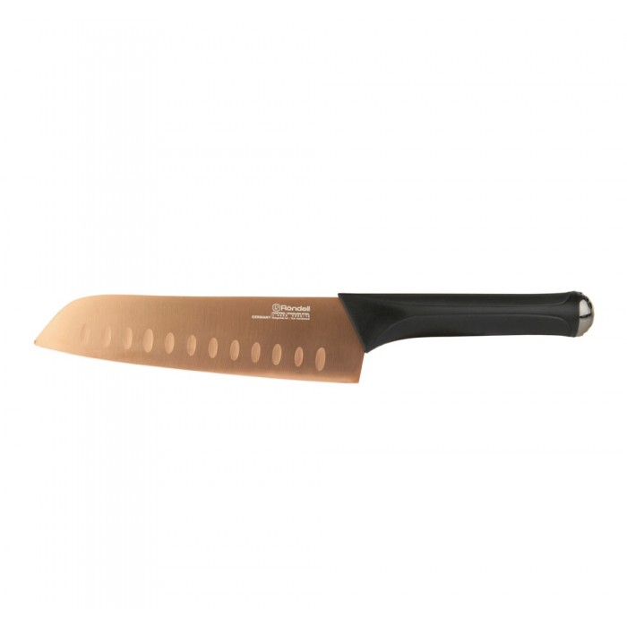 Кухонный нож Rondell Gladius Santoku 160 мм Black (RD-692)