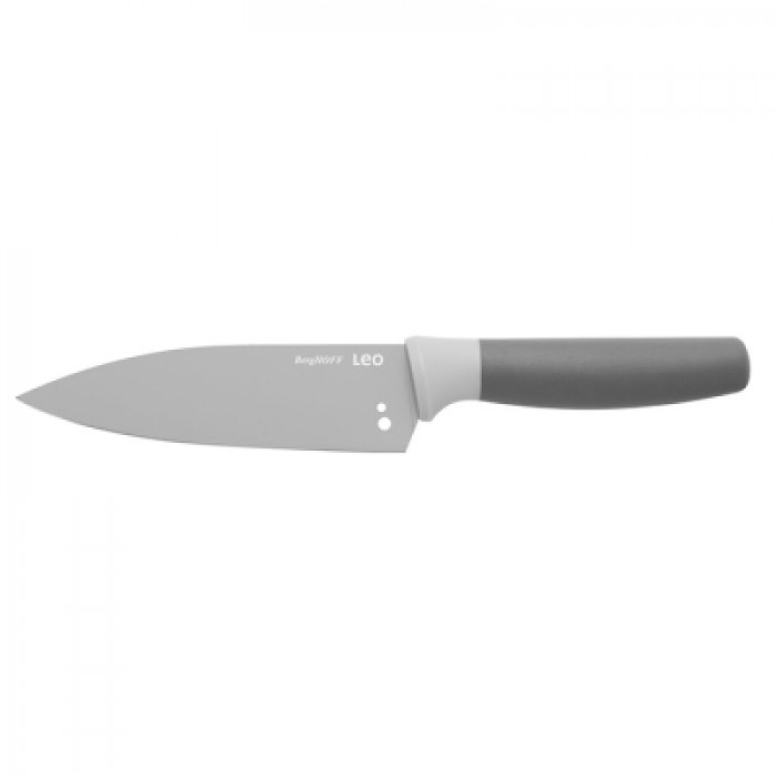 Нож поварской Berghoff LEO с покрытием, с отверстиями для чистки пряных трав, 14 см. (3950041)