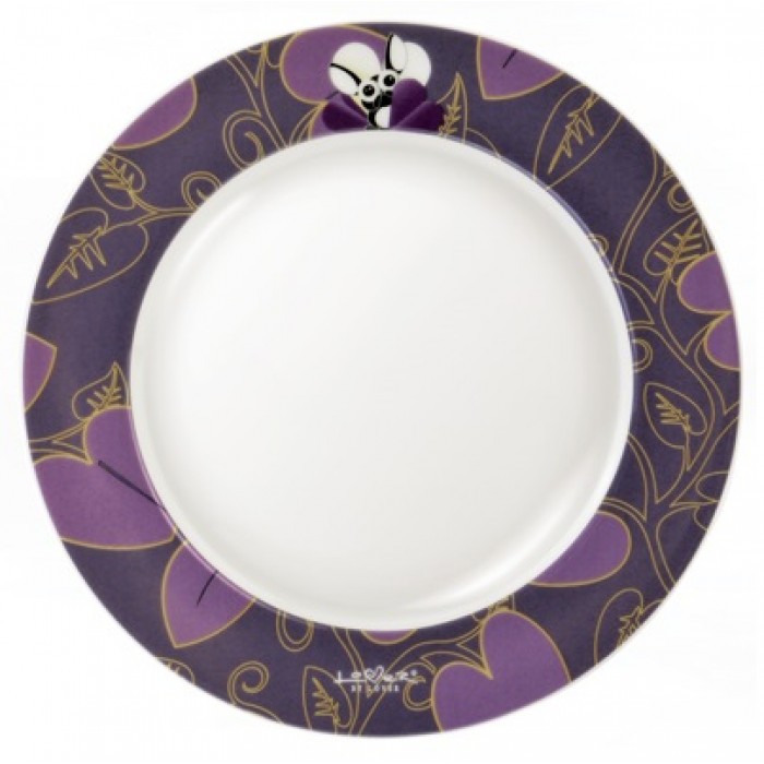 Круглая тарелка фиолетовая Berghoff (4 шт/уп) , диам 21,5 см Lover by Lover (3800009)