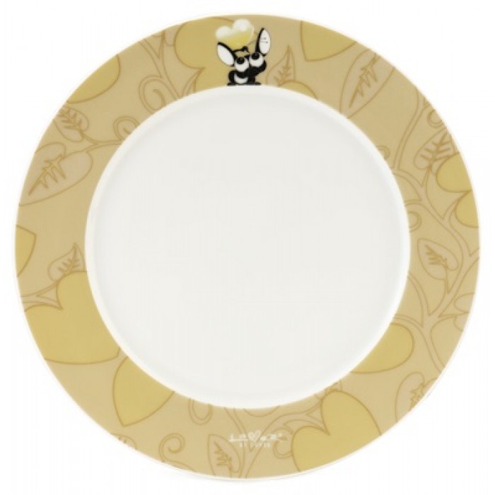 Круглая тарелка желтая Berghoff (4 шт/уп) диам 21,5 см Lover by Lover (3800013)