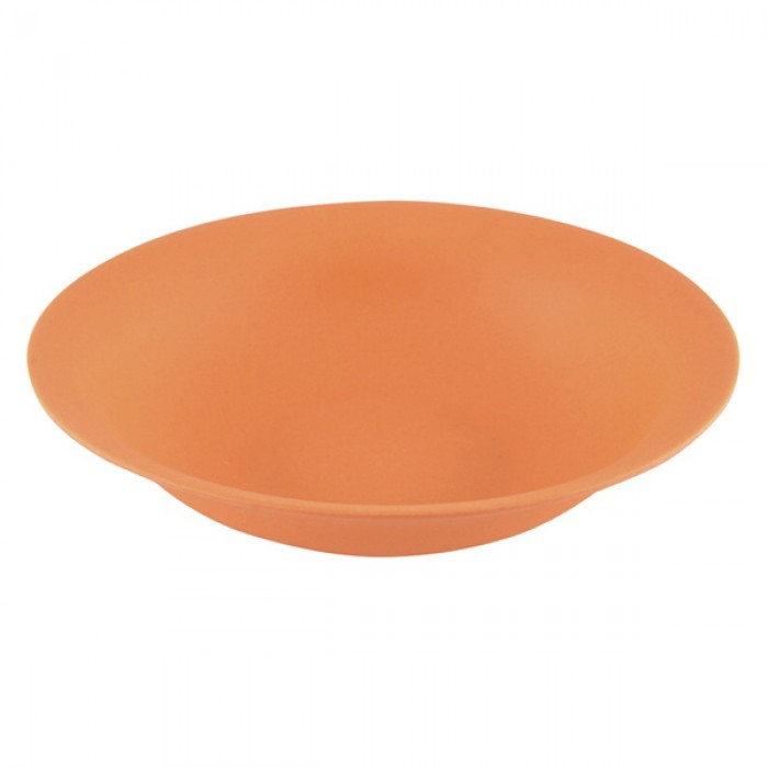 Тарелка глубокая FISSMAN оранжевая 19x5 см. (TW-8995.19)