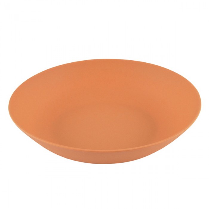 Тарелка глубокая FISSMAN оранжевая 22x4,4 см. (TW-8996.22)