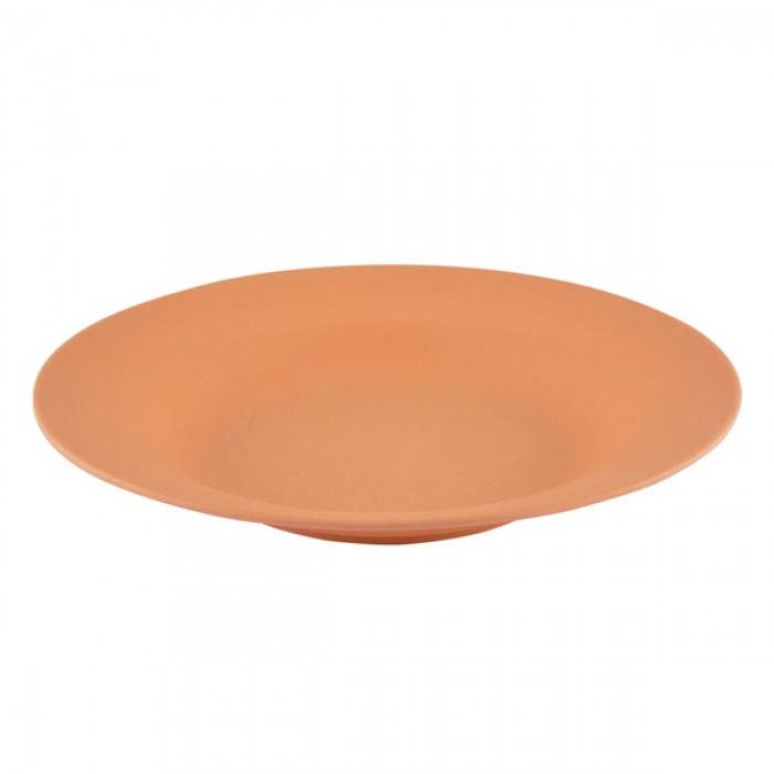 Тарелка глубокая FISSMAN оранжевая 23x3,6 см. (TW-8997.23)