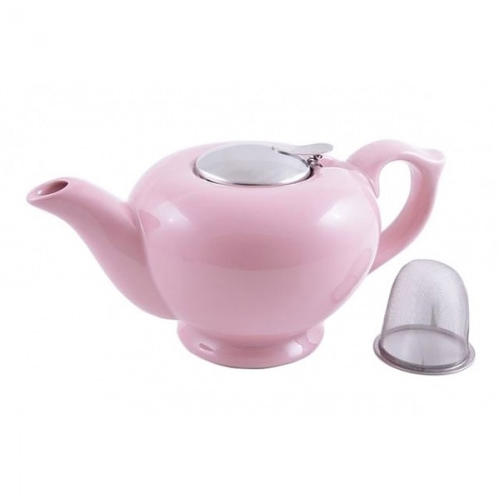 Заварочный чайник FISSMAN 1200 мл розовый (TP-9206.1200)