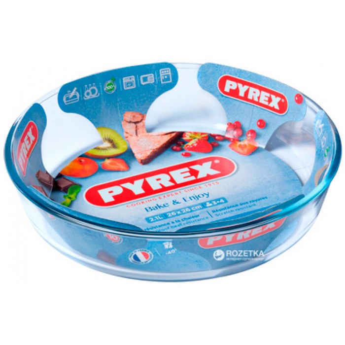 Форма для запекания круглая Pyrex Bake&Enjoy 26 см (828B000)