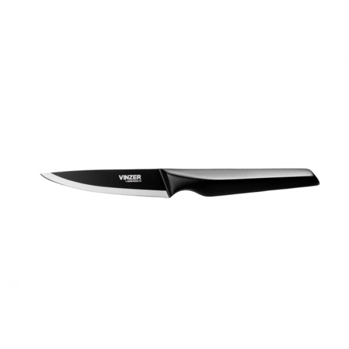 Нож для овощей Vinzer Geometry line Nero, 8,9 см. (89299)